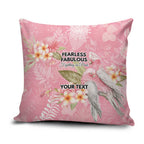 Personalised Galah Cockatoo Fighting in Pink Pillow Cover Australian Breast Cancer Spirit - Aussie Hoodie