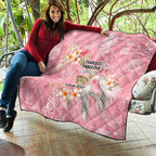 Personalised Galah Cockatoo Fighting in Pink Quilt Australian Breast Cancer Spirit - Aussie Hoodie