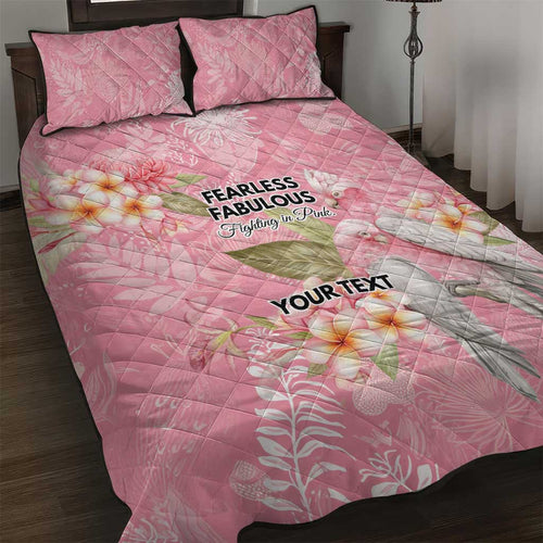 Personalised Galah Cockatoo Fighting in Pink Quilt Bed Set Australian Breast Cancer Spirit - Aussie Hoodie