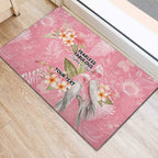 Personalised Galah Cockatoo Fighting in Pink Rubber Doormat Australian Breast Cancer Spirit - Aussie Hoodie