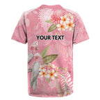 Personalised Galah Cockatoo Fighting in Pink Rugby Jersey Australian Breast Cancer Spirit - Aussie Hoodie