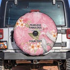 Personalised Galah Cockatoo Fighting in Pink Spare Tire Cover Australian Breast Cancer Spirit - Aussie Hoodie