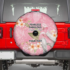 Personalised Galah Cockatoo Fighting in Pink Spare Tire Cover Australian Breast Cancer Spirit - Aussie Hoodie