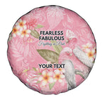 Personalised Galah Cockatoo Fighting in Pink Spare Tire Cover Australian Breast Cancer Spirit - Aussie Hoodie