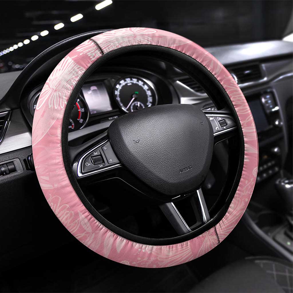 Galah Cockatoo Fighting in Pink Steering Wheel Cover Australian Breast Cancer Spirit - Aussie Hoodie