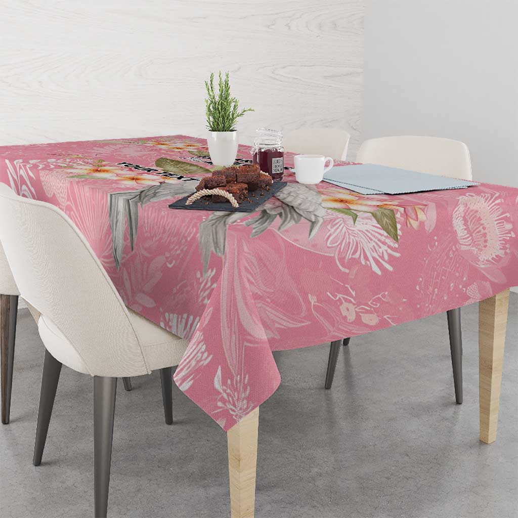 Personalised Galah Cockatoo Fighting in Pink Tablecloth Australian Breast Cancer Spirit - Aussie Hoodie