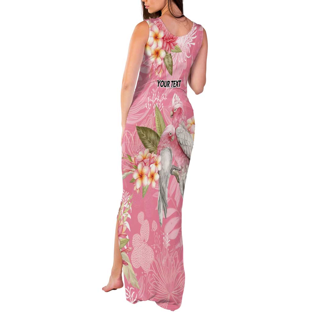 Personalised Galah Cockatoo Fighting in Pink Tank Maxi Dress Australian Breast Cancer Spirit - Aussie Hoodie