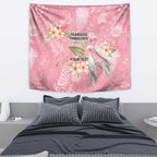 Personalised Galah Cockatoo Fighting in Pink Tapestry Australian Breast Cancer Spirit - Aussie Hoodie