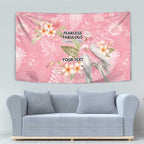 Personalised Galah Cockatoo Fighting in Pink Tapestry Australian Breast Cancer Spirit - Aussie Hoodie