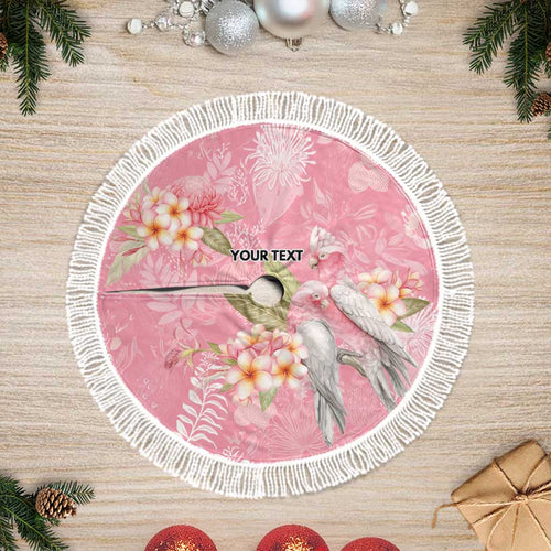 Personalised Galah Cockatoo Fighting in Pink Tree Skirt Australian Breast Cancer Spirit - Aussie Hoodie