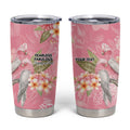 Personalised Galah Cockatoo Fighting in Pink Tumbler Cup Australian Breast Cancer Spirit - Aussie Hoodie