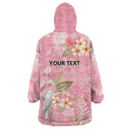 Personalised Galah Cockatoo Fighting in Pink Wearable Blanket Hoodie Australian Breast Cancer Spirit - Aussie Hoodie