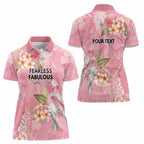 Personalised Galah Cockatoo Fighting in Pink Women Polo Shirt Australian Breast Cancer Spirit - Aussie Hoodie