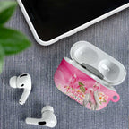 Personalised I Wear Pink For The Fight AirPods Case Australian Breast Cancer Spirit - Aussie Hoodie