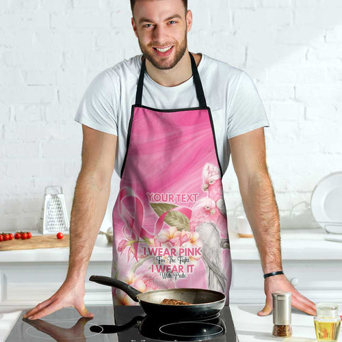 Personalised I Wear Pink For The Fight Apron Australian Breast Cancer Spirit - Aussie Hoodie