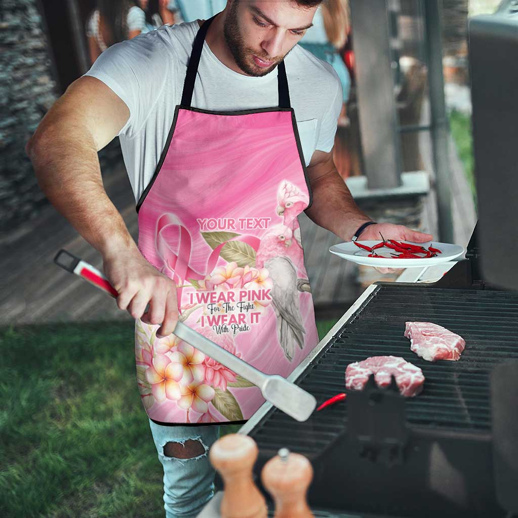 Personalised I Wear Pink For The Fight Apron Australian Breast Cancer Spirit - Aussie Hoodie