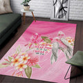 Personalised I Wear Pink For The Fight Area Rug Australian Breast Cancer Spirit - Aussie Hoodie