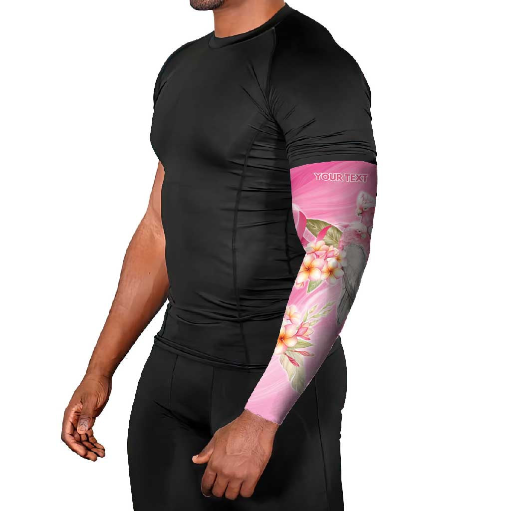 Personalised I Wear Pink For The Fight Arm Sleeves Australian Breast Cancer Spirit - Aussie Hoodie