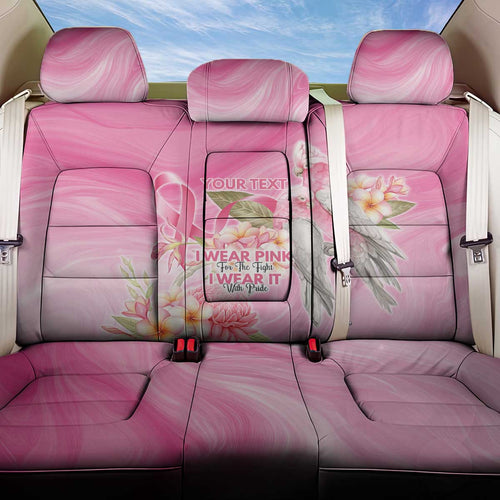 Personalised I Wear Pink For The Fight Back Car Seat Cover Australian Breast Cancer Spirit - Aussie Hoodie