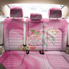 Personalised I Wear Pink For The Fight Back Car Seat Cover Australian Breast Cancer Spirit - Aussie Hoodie