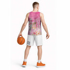 Personalised I Wear Pink For The Fight Basketball Jersey Australian Breast Cancer Spirit - Aussie Hoodie