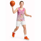 Personalised I Wear Pink For The Fight Basketball Jersey Australian Breast Cancer Spirit - Aussie Hoodie
