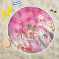 Personalised I Wear Pink For The Fight Beach Blanket Australian Breast Cancer Spirit - Aussie Hoodie