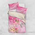 Personalised I Wear Pink For The Fight Bedding Set Australian Breast Cancer Spirit - Aussie Hoodie