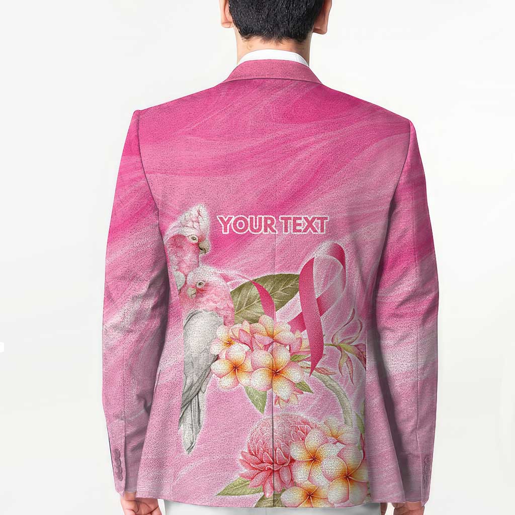 Personalised I Wear Pink For The Fight Blazer Australian Breast Cancer Spirit - Aussie Hoodie