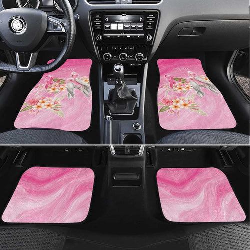 Personalised I Wear Pink For The Fight Car Mats Australian Breast Cancer Spirit - Aussie Hoodie