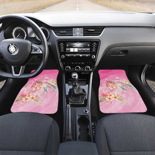Personalised I Wear Pink For The Fight Car Mats Australian Breast Cancer Spirit - Aussie Hoodie