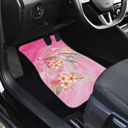 Personalised I Wear Pink For The Fight Car Mats Australian Breast Cancer Spirit - Aussie Hoodie