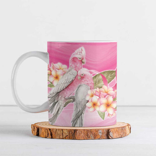 Personalised I Wear Pink For The Fight Ceramic Mug Australian Breast Cancer Spirit - Aussie Hoodie