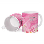 Personalised I Wear Pink For The Fight Ceramic Mug Australian Breast Cancer Spirit - Aussie Hoodie