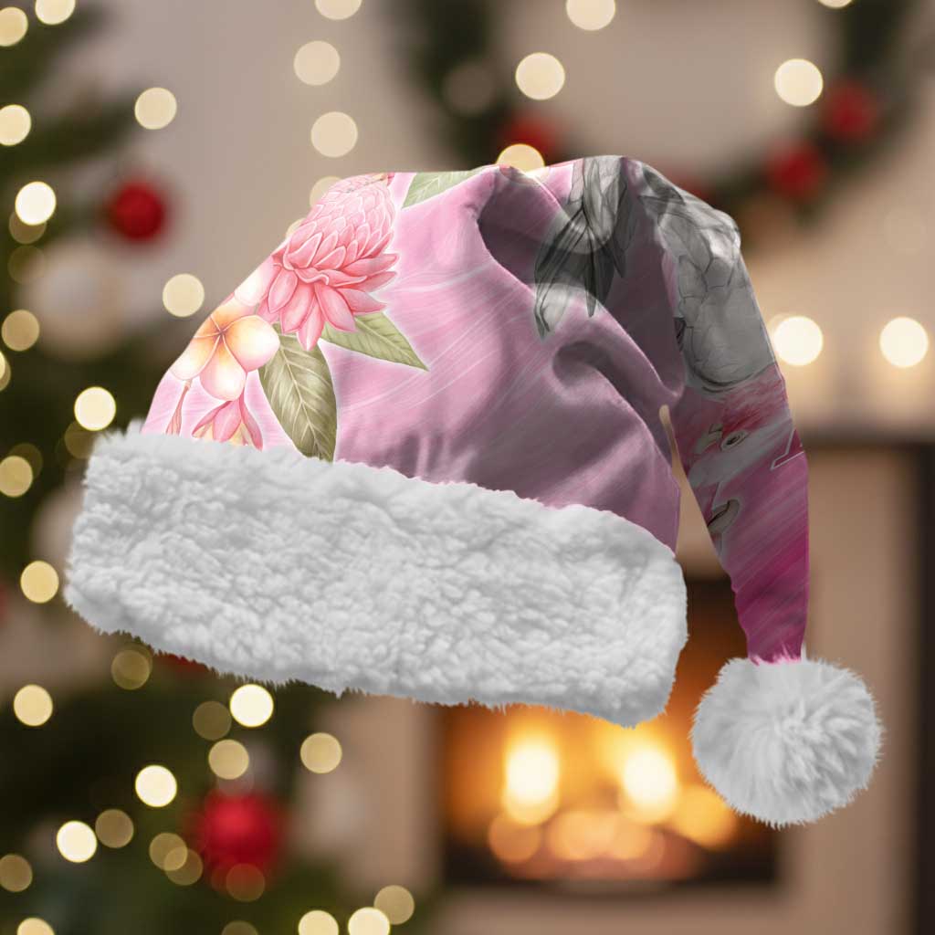 Personalised I Wear Pink For The Fight Christmas Santa Hat Australian Breast Cancer Spirit - Aussie Hoodie
