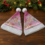 Personalised I Wear Pink For The Fight Christmas Santa Hat Australian Breast Cancer Spirit - Aussie Hoodie