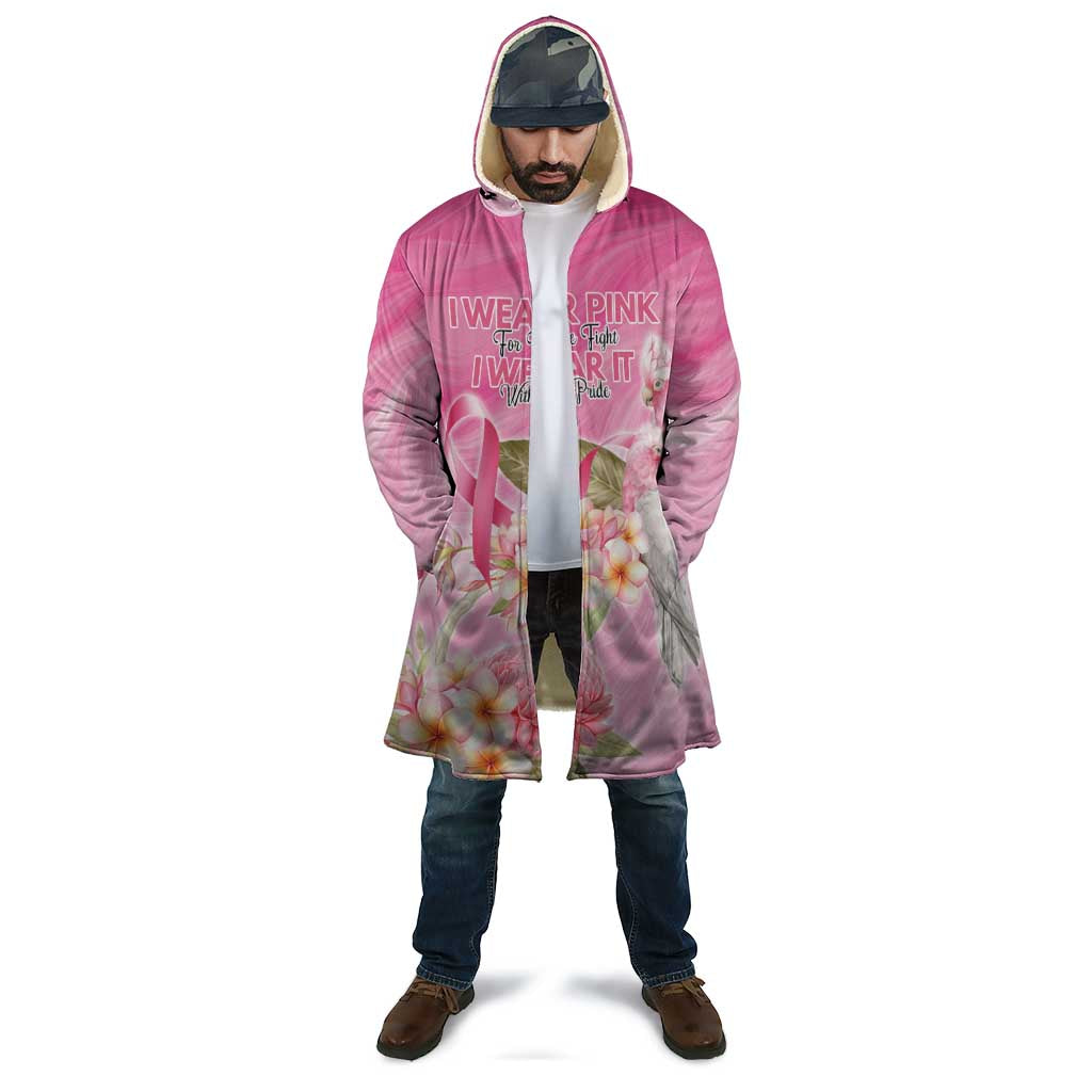 Personalised I Wear Pink For The Fight Cloak Australian Breast Cancer Spirit - Aussie Hoodie