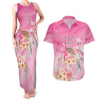 Personalised I Wear Pink For The Fight Couples Matching Tank Maxi Dress and Hawaiian Shirt Australian Breast Cancer Spirit - Aussie Hoodie