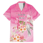 Personalised I Wear Pink For The Fight Family Matching Mermaid Dress and Hawaiian Shirt Australian Breast Cancer Spirit - Aussie Hoodie