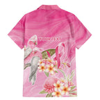 Personalised I Wear Pink For The Fight Family Matching Mermaid Dress and Hawaiian Shirt Australian Breast Cancer Spirit - Aussie Hoodie