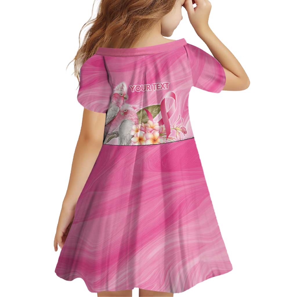 Personalised I Wear Pink For The Fight Family Matching Off Shoulder Short Dress and Hawaiian Shirt Australian Breast Cancer Spirit - Aussie Hoodie