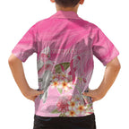 Personalised I Wear Pink For The Fight Family Matching Summer Maxi Dress and Hawaiian Shirt Australian Breast Cancer Spirit - Aussie Hoodie