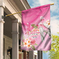 Personalised I Wear Pink For The Fight Garden Flag Australian Breast Cancer Spirit - Aussie Hoodie
