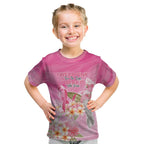 Personalised I Wear Pink For The Fight Kid T Shirt Australian Breast Cancer Spirit - Aussie Hoodie