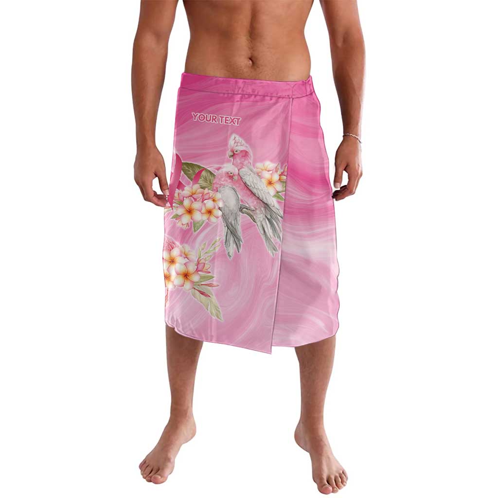Personalised I Wear Pink For The Fight Lavalava Australian Breast Cancer Spirit - Aussie Hoodie