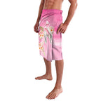 Personalised I Wear Pink For The Fight Lavalava Australian Breast Cancer Spirit - Aussie Hoodie