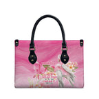 Personalised I Wear Pink For The Fight Leather Bag Australian Breast Cancer Spirit - Aussie Hoodie