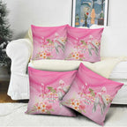 Personalised I Wear Pink For The Fight Pillow Cover Australian Breast Cancer Spirit - Aussie Hoodie