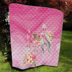 Personalised I Wear Pink For The Fight Quilt Australian Breast Cancer Spirit - Aussie Hoodie