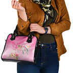 Personalised I Wear Pink For The Fight Shoulder Handbag Australian Breast Cancer Spirit - Aussie Hoodie